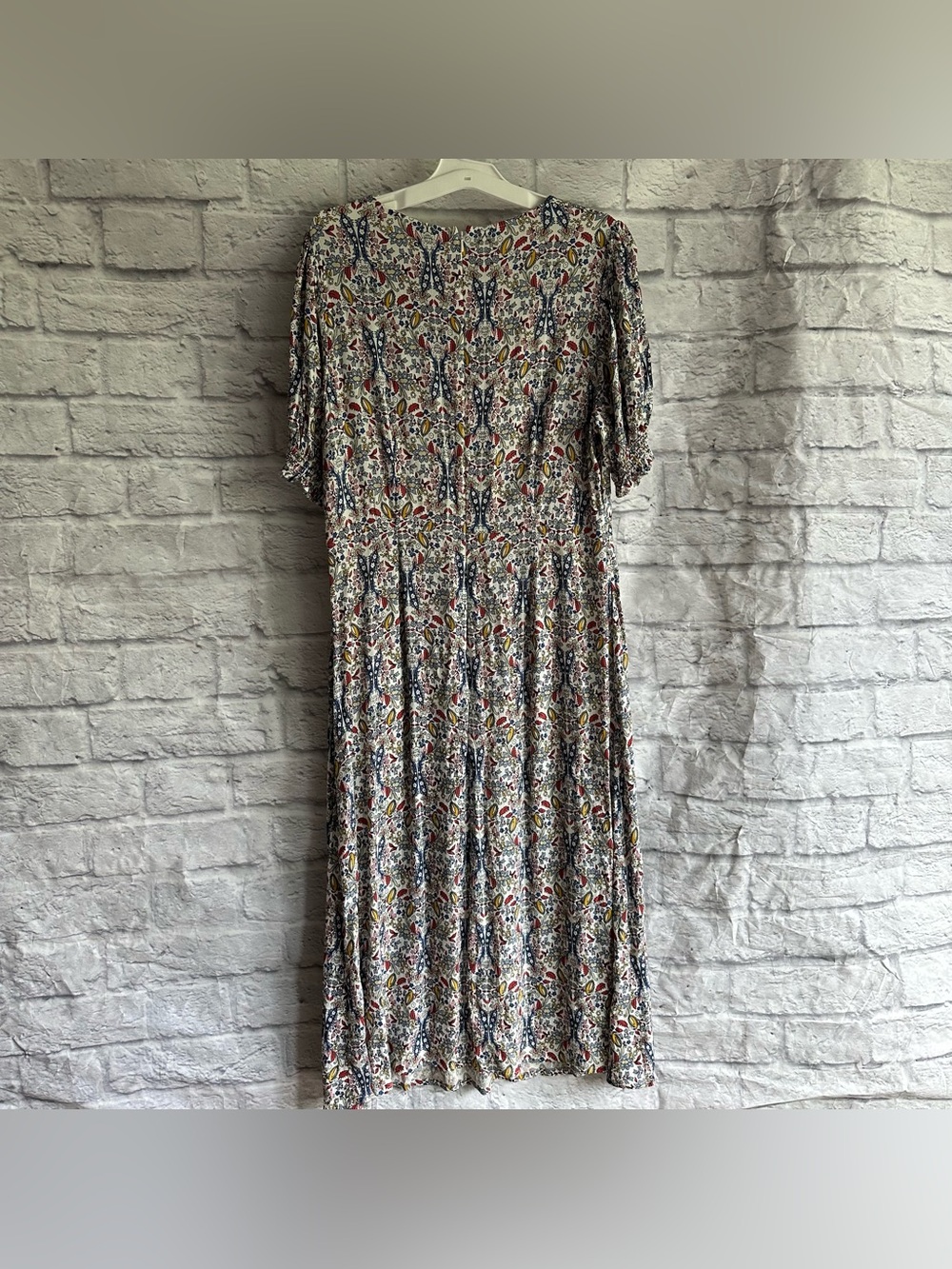 PREOWNED BODEN SHORT SLEEVE MAXI DRESS FLORAL DRESS WOMENS SIZE 10 REGULAR - Picture 3 of 8